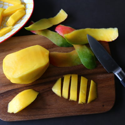 geschnittene, frische  Mango